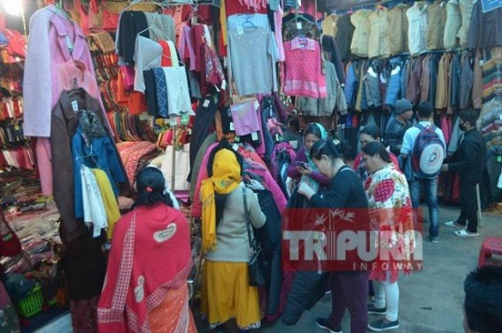 Profit goes high in winter-wear markets in Agartala, Sellers thanked deep-cold weather 